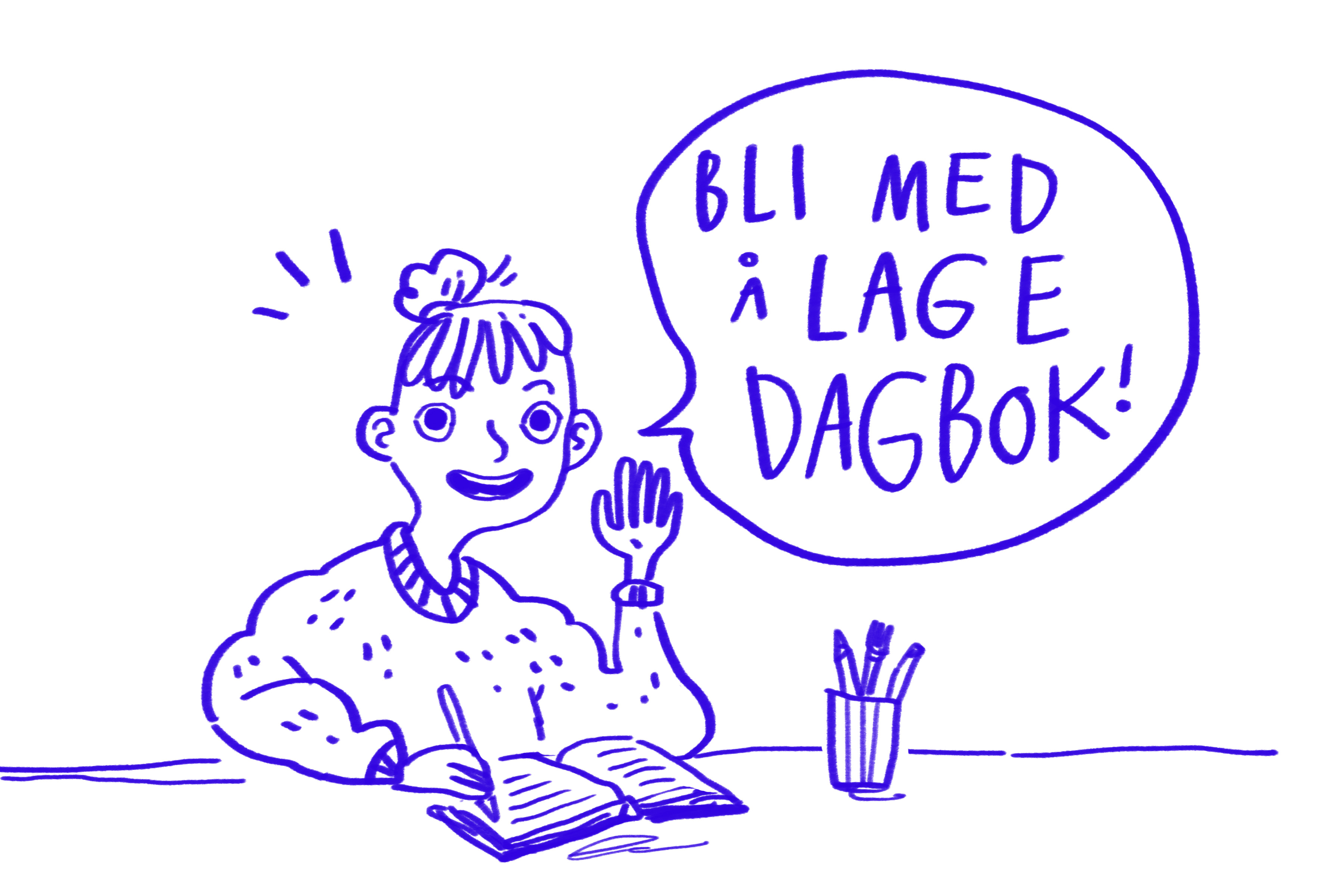 Lage egen dagbok